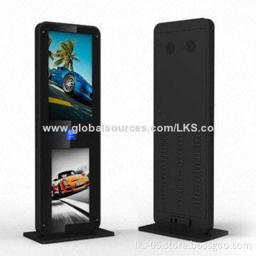 Free standing information kiosk terminal with 42-inch big screen
